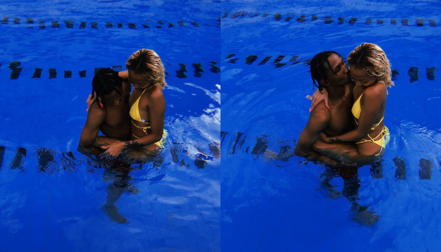 Drama as rapper Barak Jaccuzi fights with girlfriend at Konshens concert (Video)