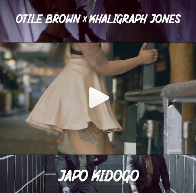 Screenshot of Otile Brown and Khaligraph's new song