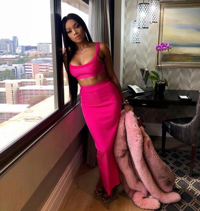 South African TV presenter Bonang Matheba