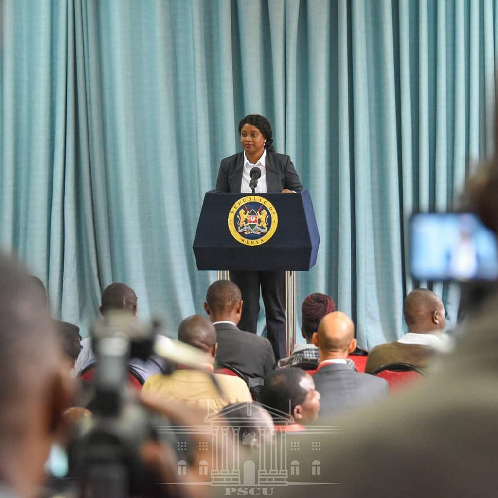 State House Spokesperson Kanze Dena Mararo (State House/Instagram)