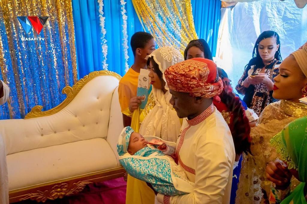 Mbosso celebrates son's 40 days after death of baby mama (Photos)