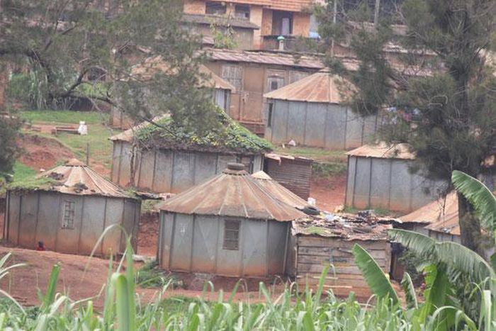 Some dilapidated housing facilities at Naguru Barracks