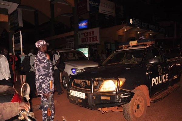 Police raid at the hotel where Bobi Wine was staying in Jinja