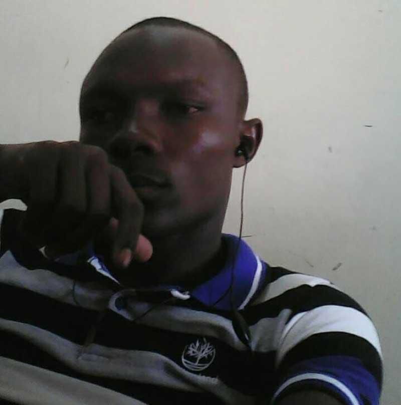 Felix Otieno who was shot dead in his girlfriend's house