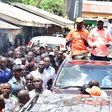 Raila Odinga and Imran Okoth enroute to The Kibra Confirmation Rally