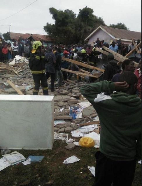 4 pupils rushed to KNH, dozens trapped as classroom collapses in Nairobi