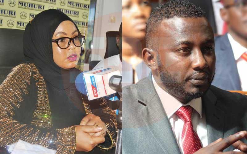 Saumu Mbuvi lectures woman claiming to be pregnant for her senator Fiancé