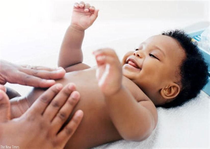 Baby massage (The New Times)