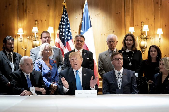 'Dangerous people are coming here and the good people are dying,' Trump Warns in Texas Visit.