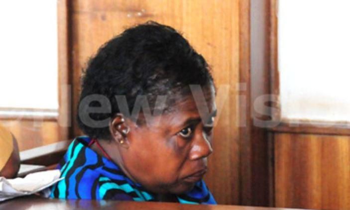 Rosemary Namubiru in court in 2014 (Photo by New Vision)