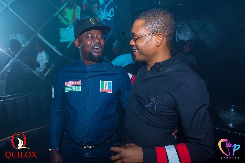 The king of night life's victory party