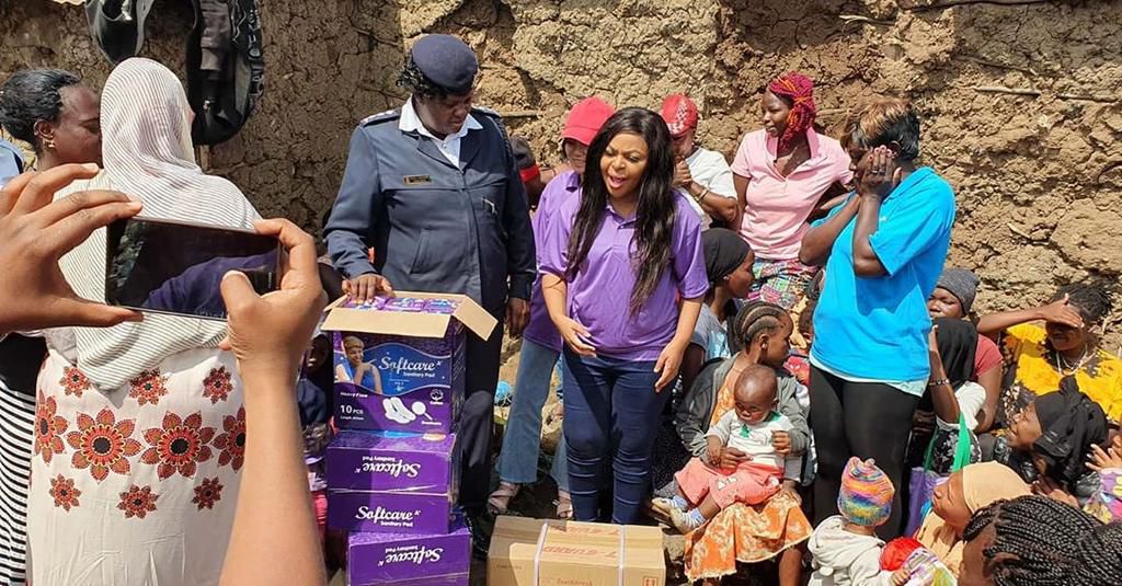 Size 8 comes to the aid of homeless women in Majengo