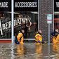 Floodwaters swept into Davenport, Iowa, sending residents scrambling