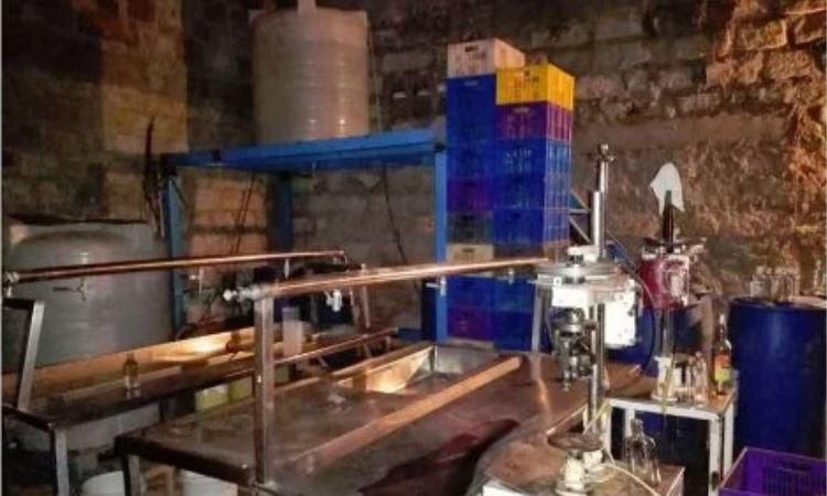 Four arrested as detectives raid illegal alcohol brewing plant in Nairobi