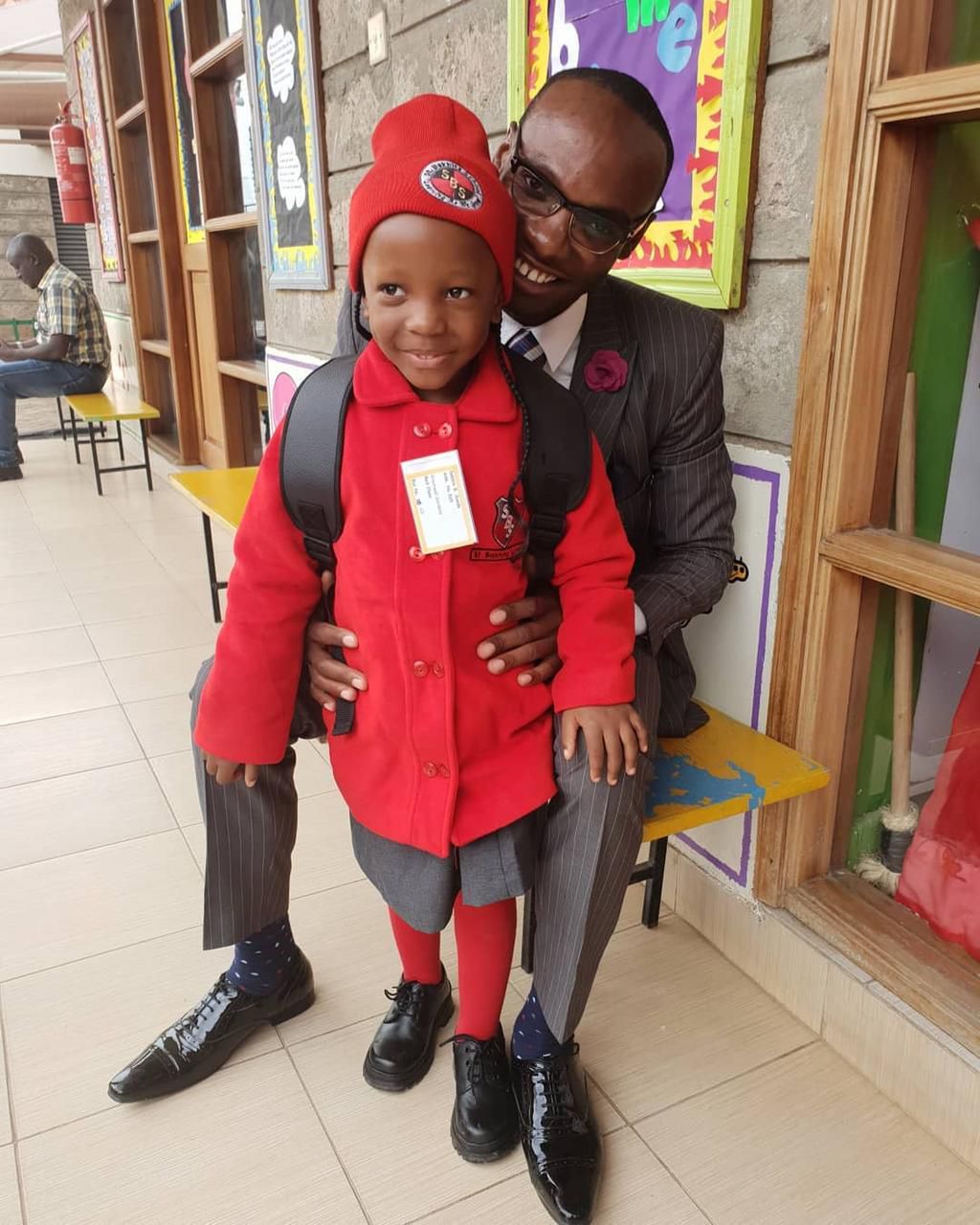 Dr.Ofweneke with Nicah the Queen