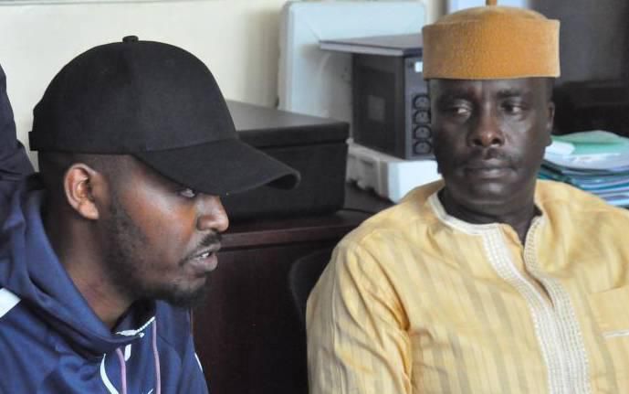 Gire Ali with his lawyer Danstan Omari