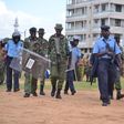 Police thwart demonstrations to protest Uhuru’s directive near the venue of Mashujaa day celebrations in Mombasa