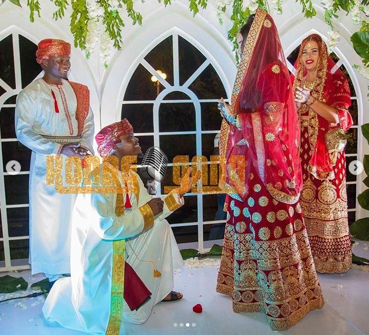 Harmonize weds Italian girlfriend Sarah in lavish affair (Konde Gang)