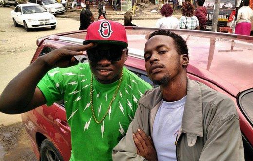 Chris Kantai with Khaligraph Jones