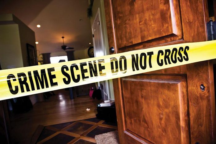 File image of a crime scene cordoned off A fourth year student at Moi University was stabbed to death on Saturday morning