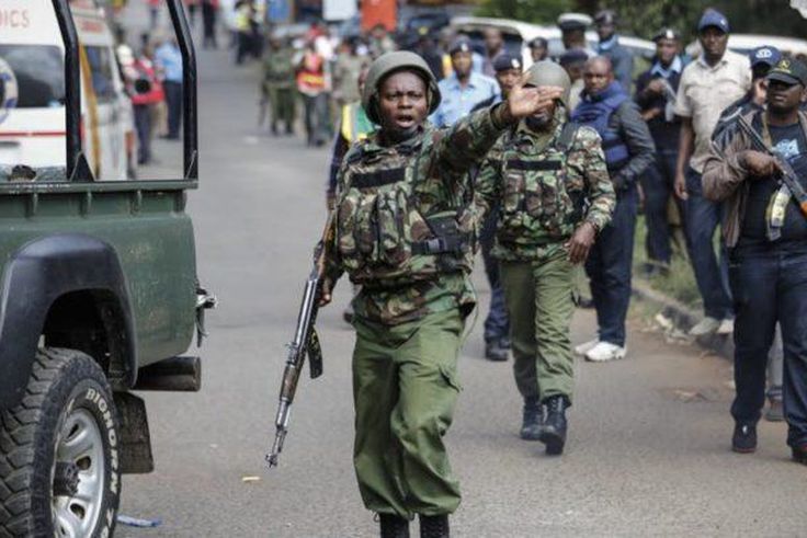 File image of Kenyan security forces on duty