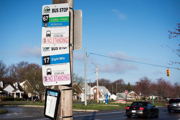 Shoulder to Shoulder, These Detroit Workers Have No Choice but to Ride the Bus