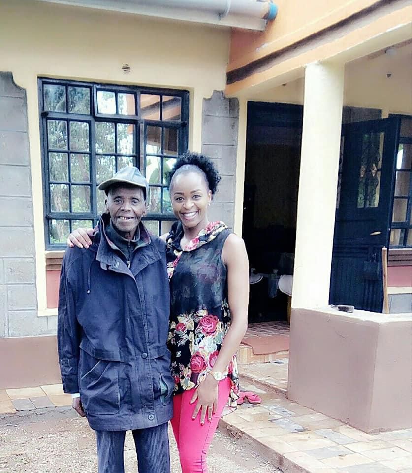 Esther with her dad (Facebook)