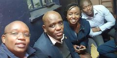 Jacque Maribe visits Dennis Itumbi after arrest by DCI detectives