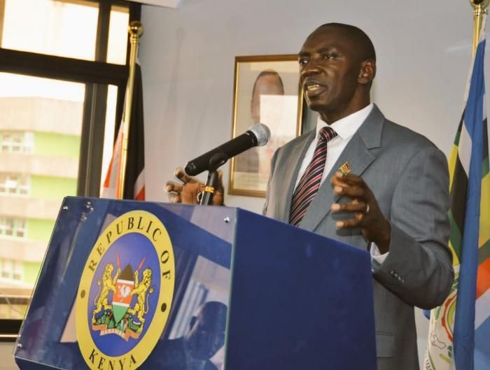 Government Spokesman Col (Rtd) Cyrus Oguna