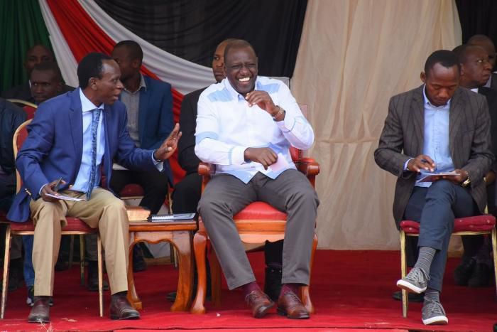 DP Ruto addressing the public in Macakos where he declared that he is ready to work with all leaders