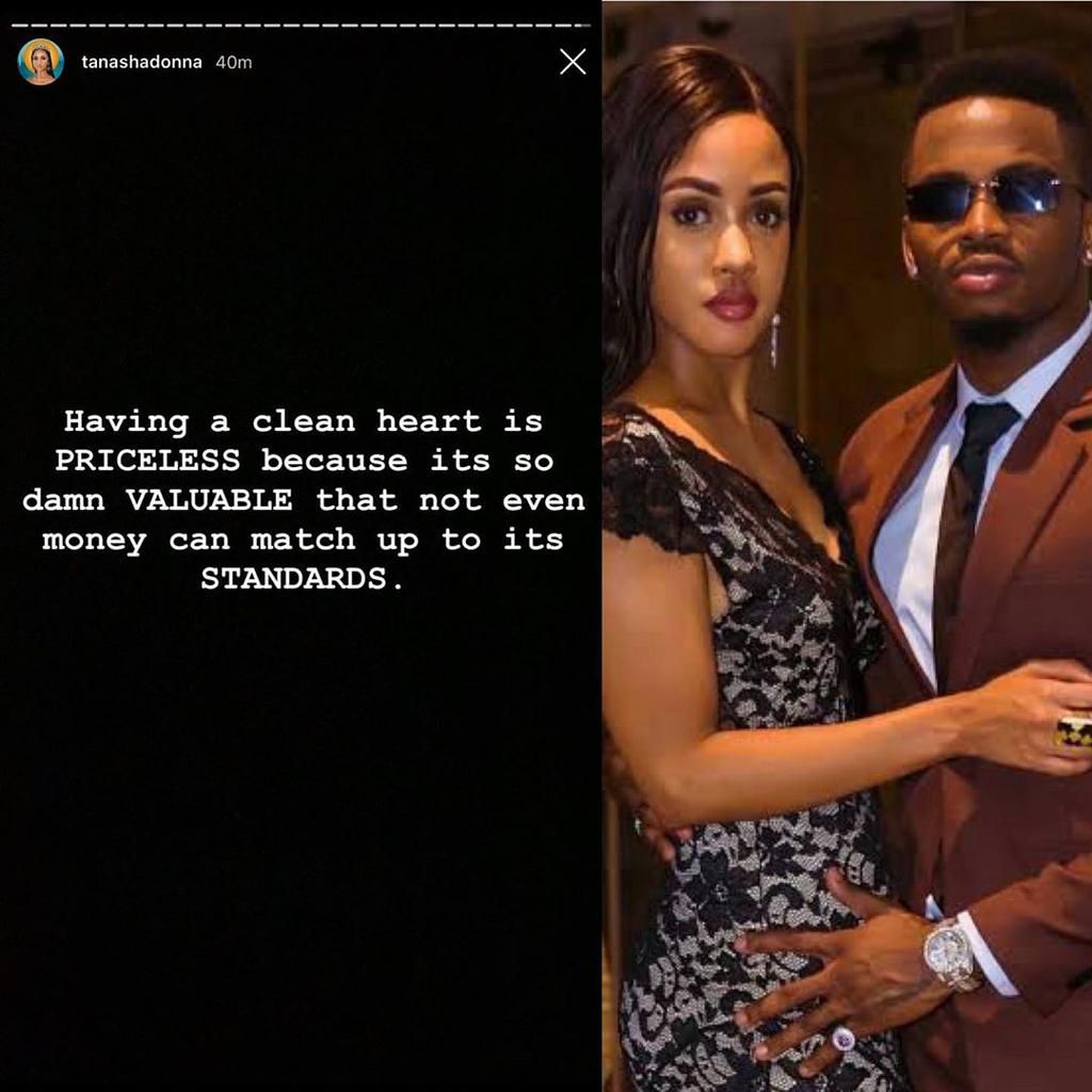 Tanasha Donna unfollows Diamond and his family as breakup reports go viral