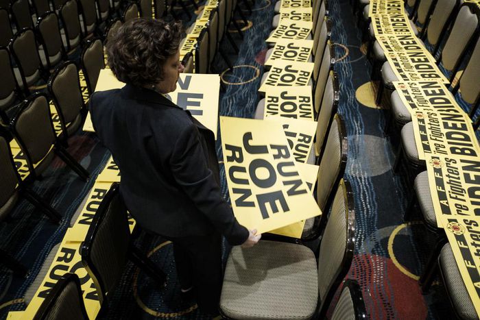 Biden Signals He Is Close to 2020 Run for President