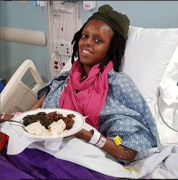 Reggae MC Jahmby Koikai at a hospital in Atlanta receiving treatment