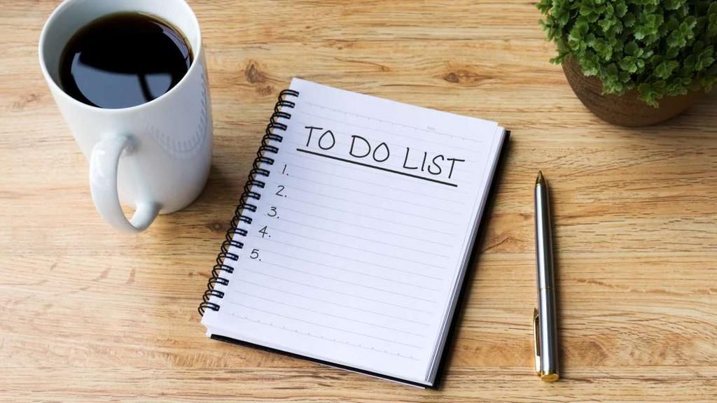 Always make a to-do list