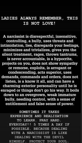 Forgive them and walk away - Tanasha Donna’s advice to people dating narcissists