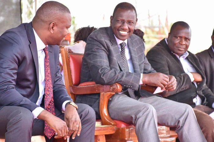 DP WIlliam Ruto with Ex-Sports CS Rashid Echesa