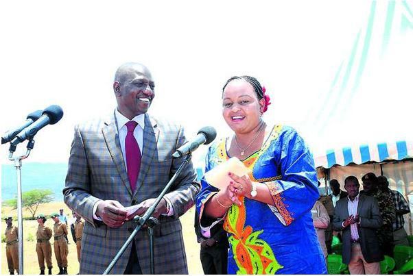 DP Ruto with Governor Anne Waiguru