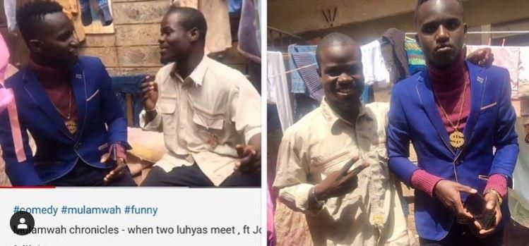 Instagram comedian Mulamwah in mourning