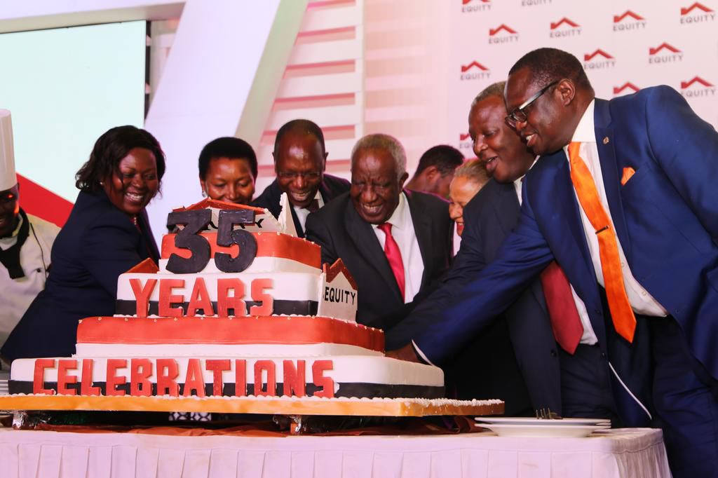 Pomp, glamour as Equity Bank celebrates 35 years, unveils new look