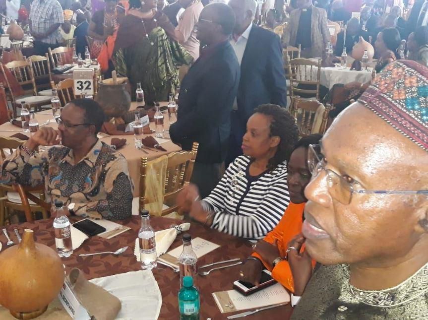 PS Karanja Kibicho bursts out into laughter after being sent to collect Governor Anne Waiguru's dowry
