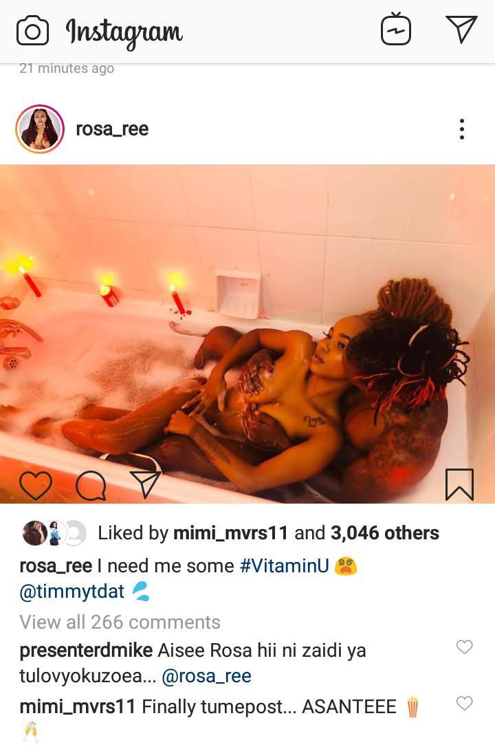 Instagram takes action after Rosa Ree posted naked photo with Timmy Tdat,