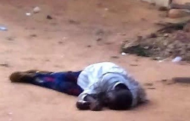 Drunkard on the street