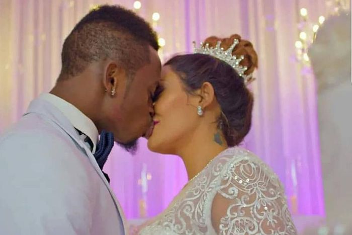 Zari Hassan with Diamond. Zari has graced the cover of true Love Magazine