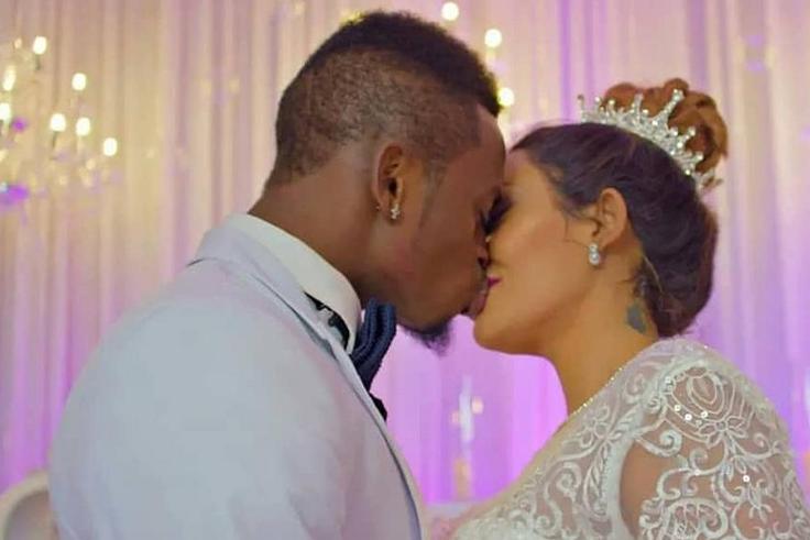 Zari Hassan with Diamond. Zari has graced the cover of true Love Magazine