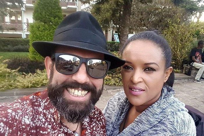 Gilad Millo with singer Tsedenia Gebre. He has landed a new job.