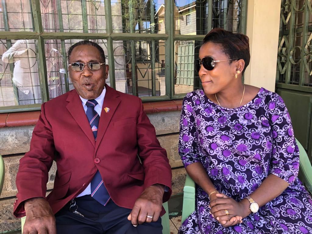 TV Personality Jamila Mbugua and twin Sister Wanjiru Mbugua mourning the death of their father