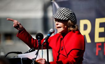 Jane Fonda Arrested During Climate Protest Outside U.S. Capitol