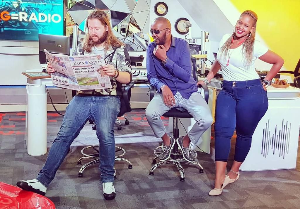 Andrew Kibe, Kamene Goro and DJ Kace