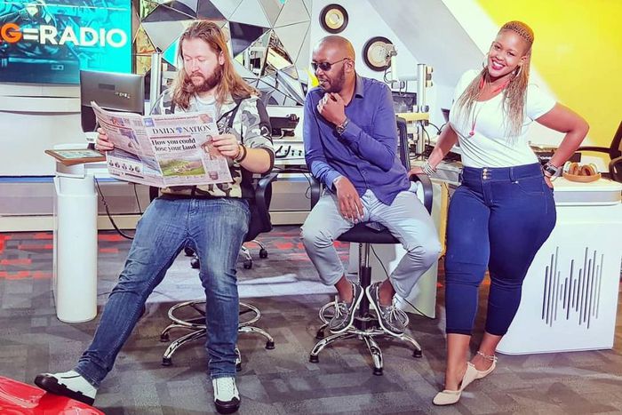 Andrew Kibe, Kamene Goro and DJ Kace