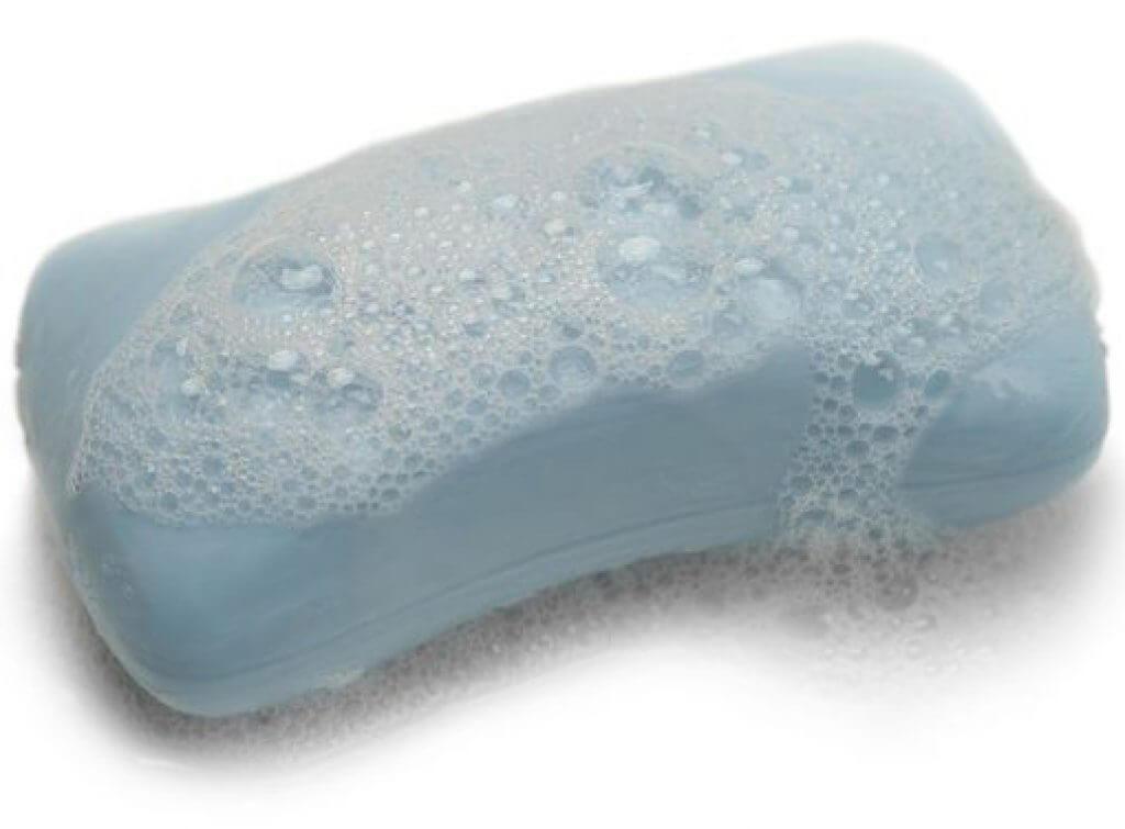 Thrusting into a soap can cause dryness to the penis that can cause the skin to break.